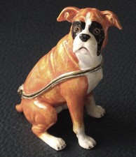 Boxer dog enamelled for sale  BOURNE