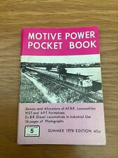 motive power pocket book for sale  CARLISLE