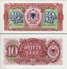 Albania lek 1957 usato  Anzio