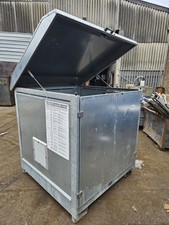Galvanised steel bin for sale  LOUGHBOROUGH