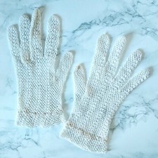 Häkel handschuhe wollweiß gebraucht kaufen  Scheeßel