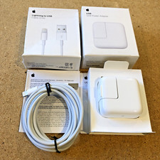Adaptador de energia carregador original Apple 12W + cabo Lightning para USB 2m -iPhone iPad comprar usado  Enviando para Brazil