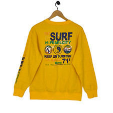 Moletom Town and Country Surf Vintage T&C Havaí Pranchas de Surf Gola Redonda Amarelo comprar usado  Enviando para Brazil