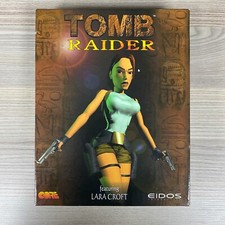 CD-ROM TOMB RAIDER CAIXA GRANDE PC VIDEOGAME 1996 EIDOS LARA CROFT não testado comprar usado  Enviando para Brazil