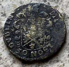 1672 irish half for sale  HUNTINGDON