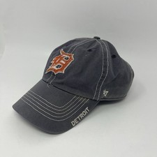 Chapéu de beisebol Detroit Tigers MLB '47 marca GM alça ajustável cinza desgastado comprar usado  Enviando para Brazil