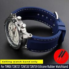 Pulseira de relógio de silicone compatível com Timex T2N720 T2N721 TW2T76300 Sports Series pulseira comprar usado  Enviando para Brazil