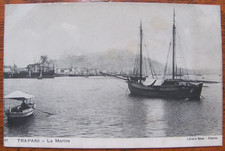 Cartolina trapani marina usato  L Aquila