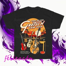 Camiseta americana logotipo guitarra Gretsch nova em folha engraçada tamanho P a 5XL comprar usado  Enviando para Brazil