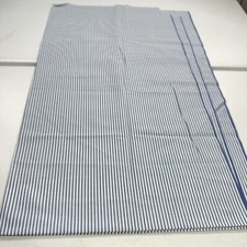 tecido searsucker listras azuis brancas algodão 44x70 2 jardas comprar usado  Enviando para Brazil