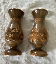 Pair turned wooden for sale  ASHFORD