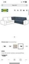 Ikea kivik cover for sale  Yorktown