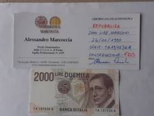 Banconota 2000 lire usato  Andria