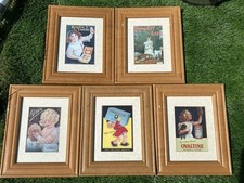 Vintage framed adverts for sale  UK