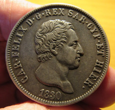 Lire 1830 carlo usato  Vaglio Serra