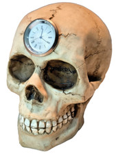 Gothic skull clock for sale  BRADFORD