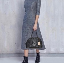 Bolsa satchel e alça tiracolo Coach preta sofisticada cúpula Cora Peyton Saffiano comprar usado  Enviando para Brazil