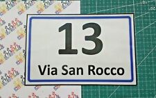 Numero civico adesivo usato  Caserta