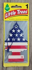 Purificador de ar Little Trees bandeira americana aroma de baunilha pacote com 1, usado comprar usado  Enviando para Brazil