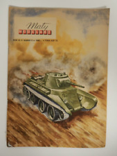 Maty Modelarz Magazine Polish Model Making 1968 Number 11 Tank Cover Cutouts comprar usado  Enviando para Brazil