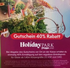 Gutscheine rabatt holidaypark gebraucht kaufen  Ramstein-Miesenbach