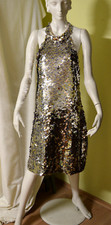 Pailletten kleid silber gebraucht kaufen  Ammersbek
