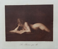 Liseuse héliogravure henner d'occasion  Pessac