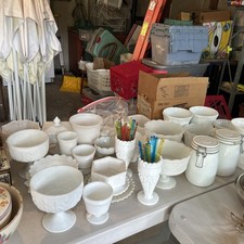 Vintage milk glass for sale  Monroe