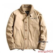 NOVO Casaco de Inverno Grosso Forro Curto de Cashmere Masculino Jaqueta de Algodão Manter Quente, usado comprar usado  Enviando para Brazil