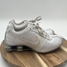 Usado, Tênis esportivo Nike Shox Classic II couro branco 343900-111 masculino 8 EUA comprar usado  Enviando para Brazil