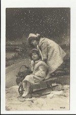 Cartolina antica auguri usato  Oliveto Lario