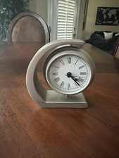 brushed nickel clock for sale  North Augusta