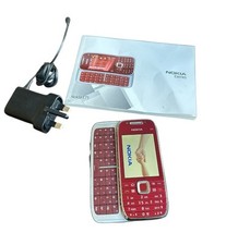 Nokia E75 (Odblokowany) Smartfon Telefon komórkowy Qwerty Slide, czerwony [Klasa A], używany na sprzedaż  Wysyłka do Poland