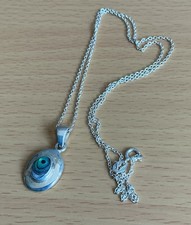925 silver abalone for sale  NORWICH
