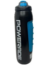 Garrafa de água Powerade Squeeze Clutch 32 oz produto Coca-Cola preto e azul comprar usado  Enviando para Brazil