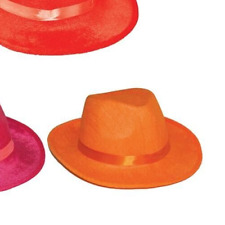 Trilby hat orange for sale  HULL