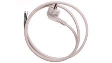 Przewód przyłączeniowy W-3 3x1,5 mm2 biały z wbudowaną kątową 1,5m 51.931 na sprzedaż  PL