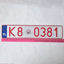 Poland license plate for sale  North Stonington