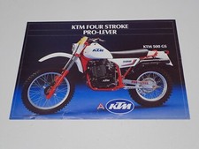 Ktm 500 depliant usato  Bussoleno