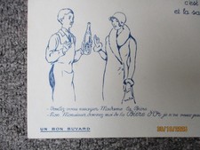 Buvard thème bière d'occasion Buvard thème bière d'occasion  Changé