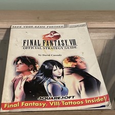 Final Fantasy VIII 8 Guia Oficial de Estratégia com Tatuagens Dentro PS1 Brady Sony comprar usado  Enviando para Brazil