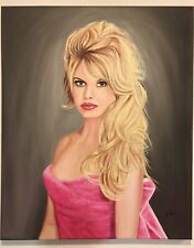 Peinture huile brigitte d'occasion  Roquebrune-sur-Argens