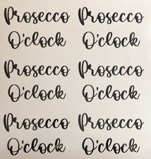 Prosecco clock vinyl for sale  BURY ST. EDMUNDS