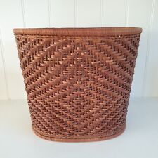 Vintage brown woven for sale  Shipping to Ireland