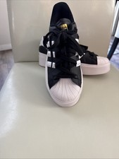 Tênis Adidas Superstar Plataforma Preto/Branco Feminino Tamanho 7 comprar usado  Enviando para Brazil