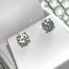 2cttw moissanite stud for sale  Pompano Beach