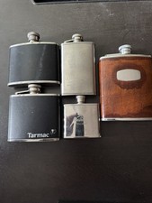 Hip flasks assorted for sale  MALVERN