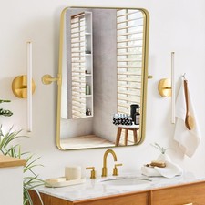 Gold pivot mirror for sale  Saint James
