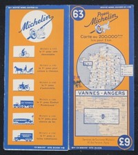 Carte michelin vannes d'occasion  Nantes-
