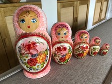 Russian pink matryoshka for sale Russian pink matryoshka for sale  WINDSOR